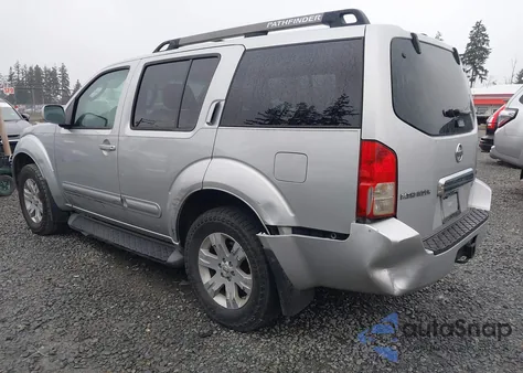 2007 Nissan Pathfinder Le z USA, uszkodzony, nr VIN 5N1AR18W07C640979